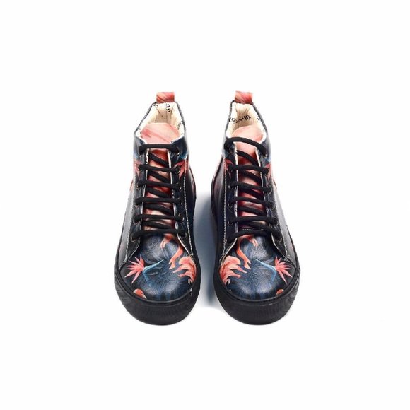 Goby Shoes - Floral Ankle Boots - Picture 2 of 6